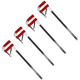 4pc F Clamps Bricklaying Profile Brick bar Clamps Woodworking 50 x 300mm