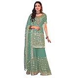JIVRAJ FASHION Light Colors Festival Collections Indian Ethnic Wear Salwar Kameez Plazzo Suits Pakistani Women's Wear Stitched Dresses (S UK 10 Bust 38 Waist 34 Hips 40, Choice 5)