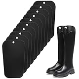 Heveer Boot Shapers Form Inserts 10 Pack 10 Inch Reusable Boots Tall Support Shoe Trees Boots Stand Holder Plastic Shoe Holders for Preventing Bending and Creasing