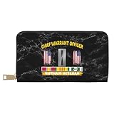Women's Wallets Chief Warrant Officer Vietnam Cw5 Veteran Clutch Wallet Card Case Leather Wallet Cute Genuine Leather Wallets for Women, Friend, Girlfriend