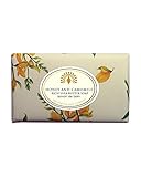 The English Soap Company Vintage Honey and Camomile Soap Bar - Luxury Shea Butter Soap with Sweet Floral Fragrance - Moisturising, Vegan, Plastic-Free, Sustainable & Gift Ready - 190g