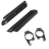 Motorcycle Fork Protector Motorcycle Front Fork Tube Cover Fit For Kawasaki KLX250 KDX 125 KDX200 250 KLX(Black 1 set)