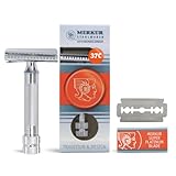 MERKUR DOVO 37C Safety Razor, Slant Bar