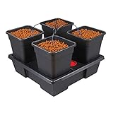 Like IWS Wilma 4 System Hydroponics Self Watering Dripper Grow Complete Kit (Wilma XL 4 x 18L pots)