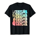 Girl Retro TAYLOR First Name Personalized Groovy Birthday T-Shirt