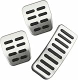 QCxMpC Stainless Steel Car Gas Brake Pedale Pedals Compatible For Audi A1 A2 A3 / S3 (8L) 1995-2003 TT + Cabrio 8N Car Parts Accessories