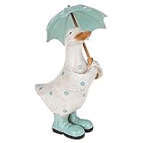 David's Polka Dot Brolly Duck Small Aqua