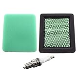 MCHNIC Air Filter with Pre-Filter Spark Plug for Honda GC135 GC160 GCV135 GCV160 Engine HRG415 HRG465 HRX426 HRX476 HRX537 HRB425 IZY Lawnmower # 17211-ZL8-023