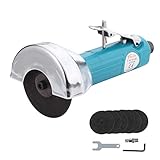 ORAZIO Air Cut-Off Tool 3 Inch 75mm Pneumatic Grinder Cutter Straight Grinding Saw with 6 Cutting Discs 212553B