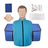 CPR Training Manikin, Professional Adult First Aid Resuscitation Manikin Teaching Aid, Rubber Half Body CPR Mannequin Dummy for Teaching Training