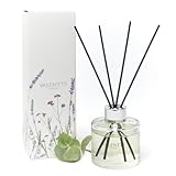 Valentte Reed Diffuser - Lemongrass & Rosemary Scent | Essential Oil Aroma for Home | 100 ml