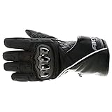 Akito Typhoon Motorcycle Gloves Waterproof Textile Leather Mix Black J&S (3XL)