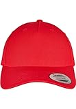 Flexfit Unisex YP Classics 5-Panel Premium Curved Visor Snapback Cap Baseballkappe, red, one Size