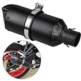 38 51mm Universal Motorcycle Muffler Exhaust Slip on Exhaust Pipe 1.5" 2" inlet with Silencer Removable DB Killer For Dirt Bike Street Bike Scooter ATV