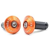 For KTM 200 250 390 690 990 Duke RC SMC/SMCR Enduro R Hand Bar Ends Motorcycle Handlebar Grips Ends Bar Ends Caps (orange)