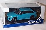 Solido ABT RS 6-R 2022 based on Audi RS 6 Avant C8 Miami Blue vehicle 1:43 scale diecast model