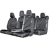 Waterproof Seat Covers Compatible with Ford Transit Custom Crew Cab Fronts and Rears 2013-2023