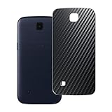 Vaxson 2-Pack Back Protector Film, compatible with LG K3 K100 / LS450, Black Carbon Fiber Guard Cover Skin [Not Tempered Glass/Not Front Screen Protectors]