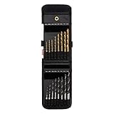 Trend Snappy 16-Piece Hex Drill Bit Set, 1/4 Inch Hex Shank, Quick Release System, Titanium Nitride Coated Tools with Tough Fabric Case, SNAP/HD1/SET