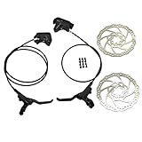 Tektro HD-M750 Hydraulic Disc Brake Set 4-Piston Caliper with 180mm Rotor, MH2008