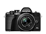 Olympus OM-D E-M10 Mark III S Micro Four Thirds System Camera Kit, 16 MP Sensor, 5-axis in body image stabilisation, 4K Video, black incl. M.Zuiko Digital ED 14-42mm F3.5-5.6 R Pancake black