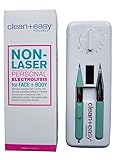 Clean & Easy Deluxe Home Electrolysis Permanent Hair Removal Kit