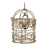 CHGCRAFT Bird Cage Pendant Birdcage Charms Birdcage Pendant Birdcage Ornament for DIY Bracelet Earrings Necklace Personalized Jewelry Making, Antique Bronze, 2.9×1.77 inch