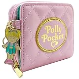 Animation Adventures in Pocketville Tiny World of Polly Purse Clutch Coin Pocket & Card Holder, Pink