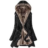 Superdry Women's Medium Black Winter Anorak Coat, M