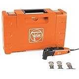 FEIN 72297261241 MM300 Plus Start 110V Multimaster Oscillating Multi Tool Set with 3 x Blades for Wood, Metal & Plastic