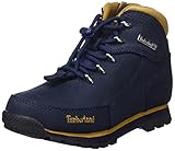 Timberland Unisex Kids Euro Rock (Toddler) Chukka/Mid, Navy Nubuck, 7 UK