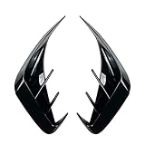 FSFY Rear Bumper Canards Lip Splitter Fins Spoiler Trim Decoration For BMW 3-Series G20 M-Sport M340i 2019 2020 2021, Glossy Black