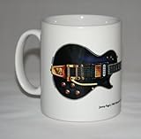 Guitar Mug. Jimmy Page's 1960 Gibson Les Paul Custom Black Beauty Illustration.