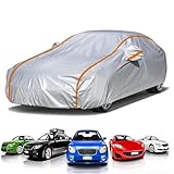Car Covers for Outside Storage for Honda Brio 2016-2025,Outdoor Waterproof Sunshade Car Cover, Breathable, Anti-UV, Dustproof, Anti-Leaf, Rainproof And Anti-Scratch