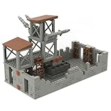 AKOGD Fort Building Blocks, 267PCS War Scene Fortress Model Kit, Fort Construction Toy Set for Minifigures