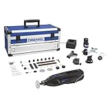 Dremel 8260 Cordless Rotary Tool, 12V 3Ah Lithium-Ion Battery - Multi Tool Kit with 65 Accessories + 5 Attachments, Brushless Motor, Electronic Feedback, Variable Speed 5.000-30.000 RPM, Bluetooth