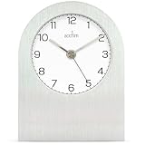Acctim Sutherland 37077 Brushed Aluminium Table Clock