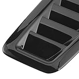 Hood Vent Car, Car Hood Vents, 2Pcs Universal Bonnet Vents Hood Vents Bonnet Vents for Focus RS MK2 Style(Bright Black)