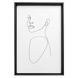 walther design Silhouette Picture Frame, Black, 18 x 24 cm