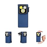 OLIGHT Oclip Ultra 530 Lumens Clip on Torch with UV Light, Floodlight, Spotlight, USB-C Rechargeable EDC Lamp with Magnetic Base, Durable Mini LED Flashlight for Running, Working, Hiking (Navy Blue)