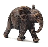Butler & Peach - Solid Bronze Miniature Elephant