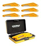 MusicNomad 6 pc. Electric Guitar Diamond Coated Nut File Set - Light Strings (.010”, 013”, 017”, 028”, 036”, 046”) (MN668)