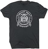 Vinyl Record Store T Shirt Player Turntable Vintage Technics Rock Men Black