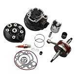 90cc 49mm Big Bore Cylinder Kit & Racing Crankshaft For Rieju 50 MRT MRX RS1 RS2 RS3 Matrix 50 SMX SM Spike 50cc AM6 2T 1E40MB accessories