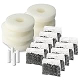 Pisces 10 Pack Compatible Refill Service Kit for Oase biOrb with Filter Media & Airstone