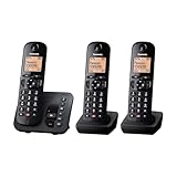 Panasonic KX-TGC263E Digital Cordless Phones: 18-min answering machine, dedicated call block button, an easy-to-read dot-matrix display and a hands-free speakerphone
