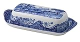 Spode Blue Italian Covered Butter Dish (Blue, White), #REF!