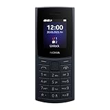 Nokia 110 4G 2nd Edition (2024) (1.8 inch display, Camera, Removable 1450mAh battery, 128MB memory expandable, Bluetooth 5.0, USB Type-C, 3.5mm jack socket, Dual SIM, IP54, FM radio) - Midnight Blue
