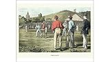 Media Storehouse 19th Century Victorian Cricket Match Print - Print 10"x8" (25x20cm) (14557843)