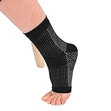 Casiz Dr Sock Soothers， Plantar Fasciitis Socks Ultimate Support Sleeves for Your Aching Heels for Runners - Get That Spring Back in Your Step Black L XL 1pair